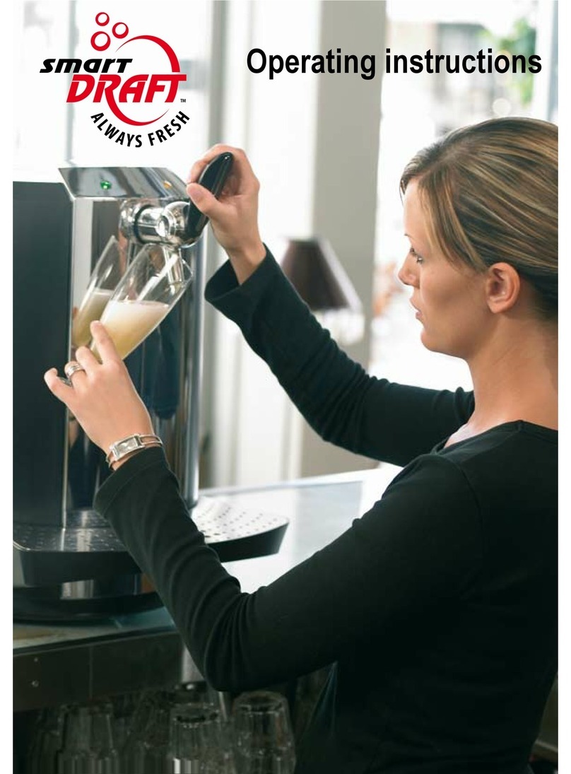 smartDRAFT Beverage Dispenser operating instructions