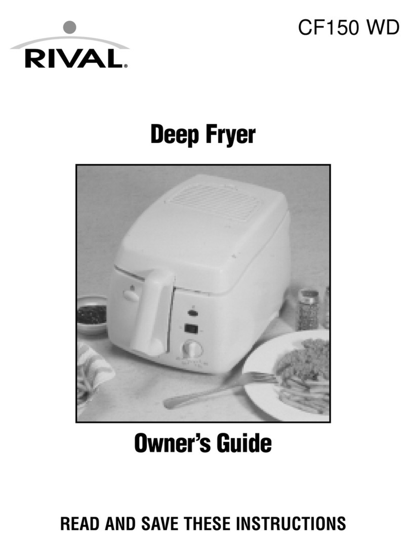 Rival CF150 WD User manual Rival CF150 WD User manual