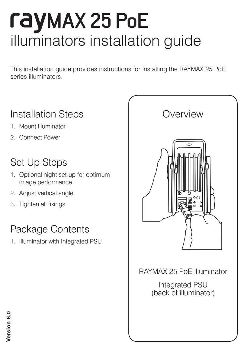 Raytec Raymax 25 PoE series User manual