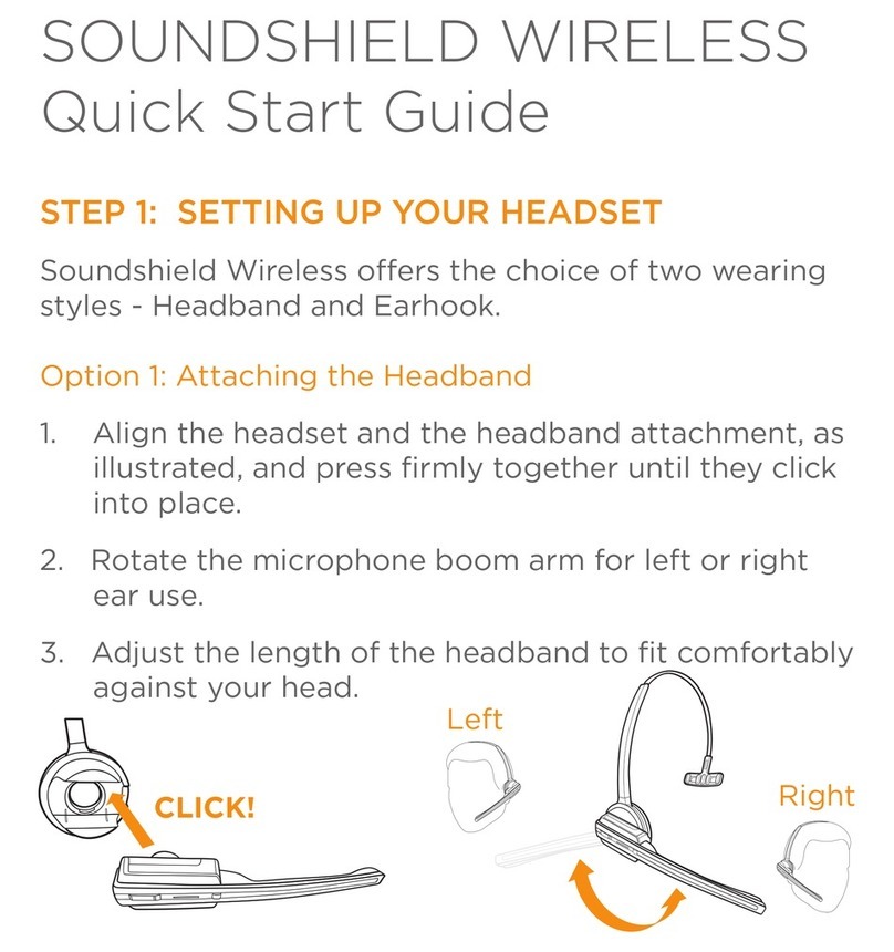 Polaris SOUNDSHIELD WIRELESS quick start guide