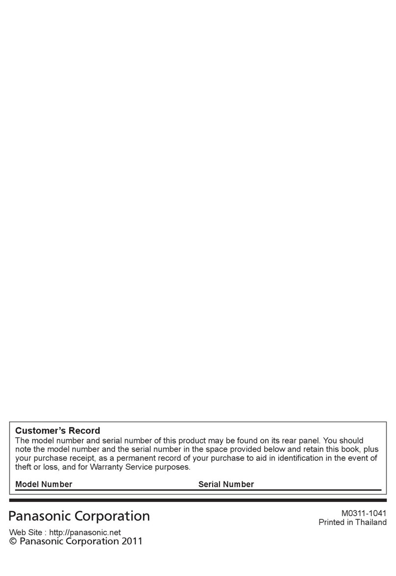 Panasonic Viera TH-P42ST30A User manual