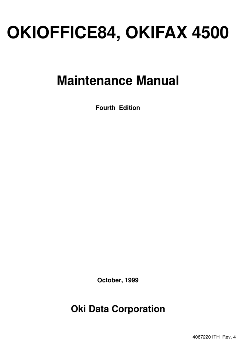 Oki OKIOFFICE84 Maintenance manual