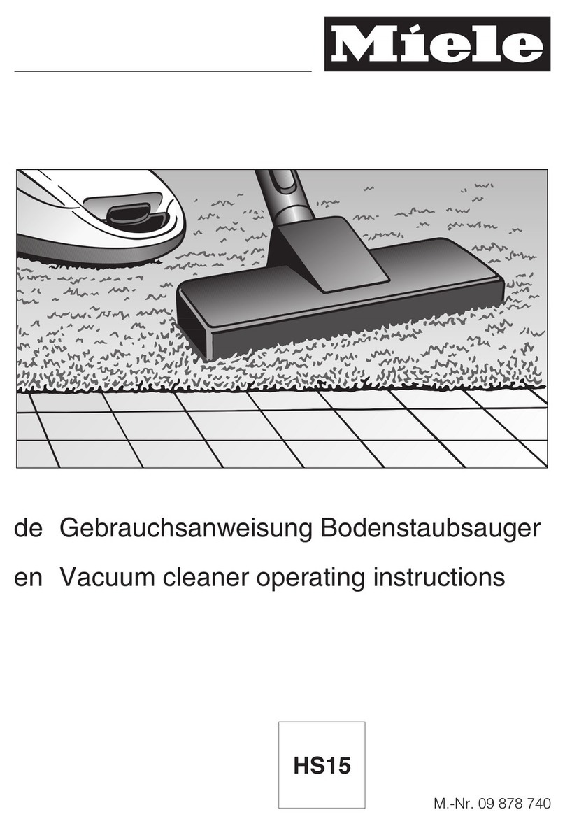 Miele HS15 operating instructions