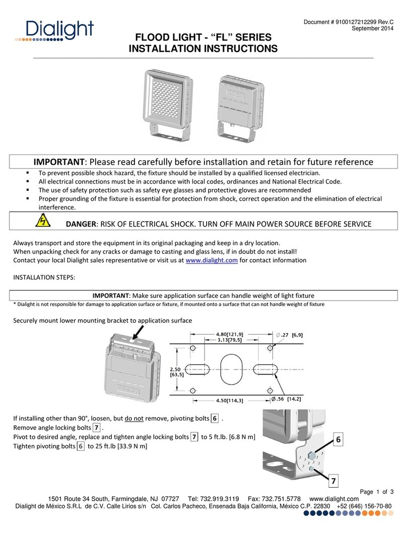 Dialight FL SERIES User manual