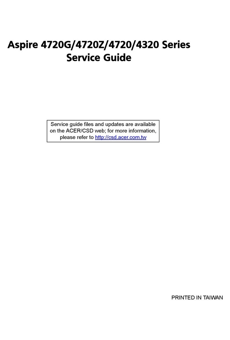 Acer Aspire 4720G User manual