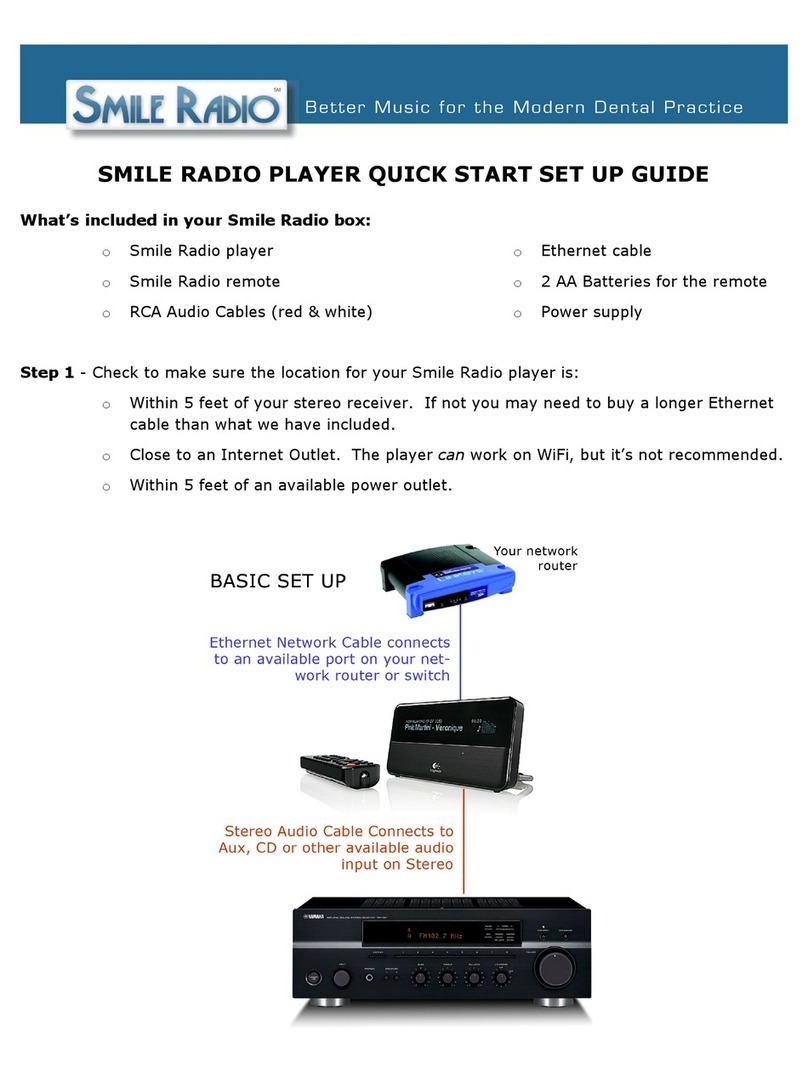 Logitech Smile Radio Technical manual