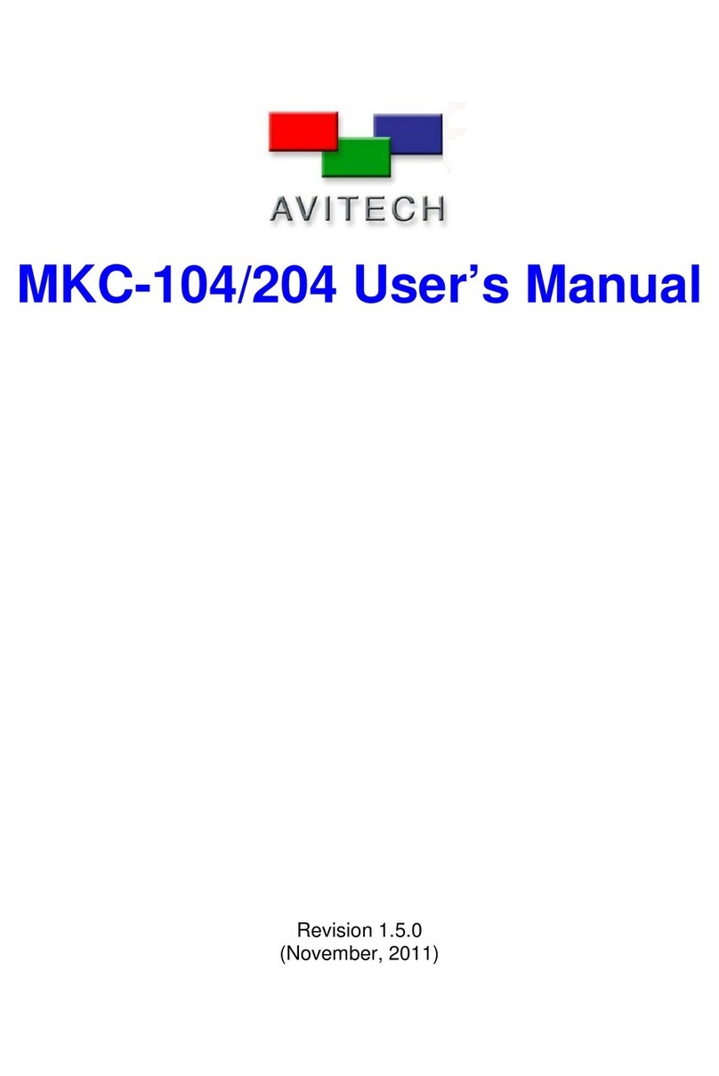 Avitech MKC-104 User manual