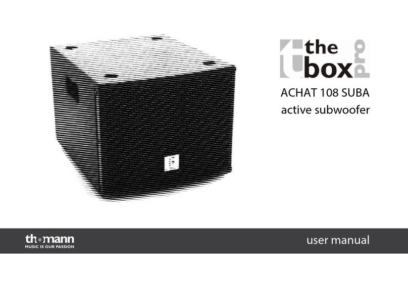 The box ACHAT 108 SUBA The box PRO user manual The box ACHAT 108 SUBA The box PRO user manual