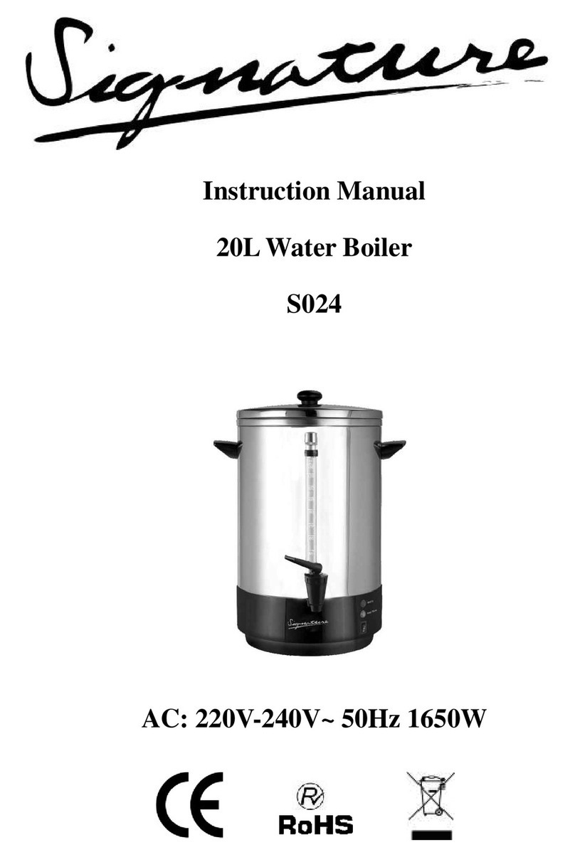 Signature S024 instruction manual