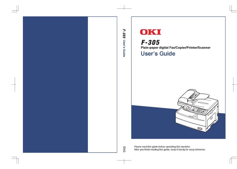 Oki F0305 User manual Oki F0305 User manual