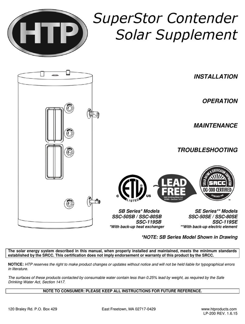 HTP SuperStor Contender SSC-50SB User manual