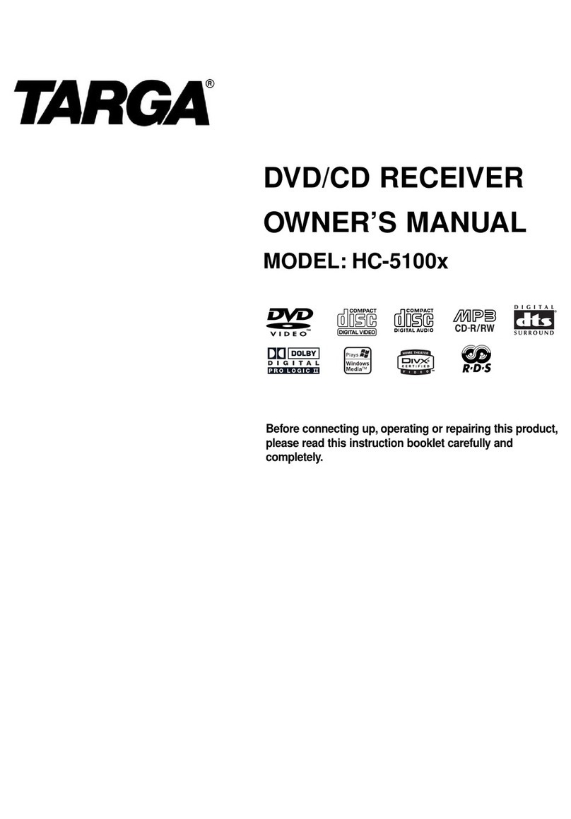 Targa HC-5100x owner's manual