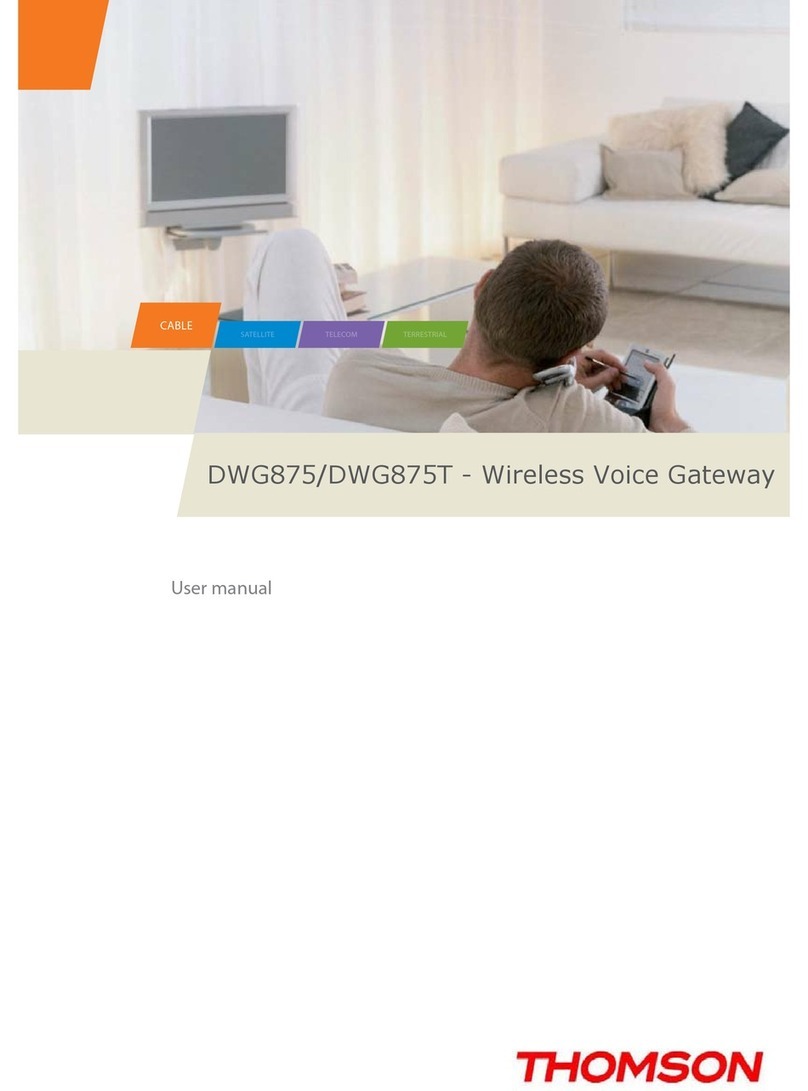 Thompson DWG875 user manual