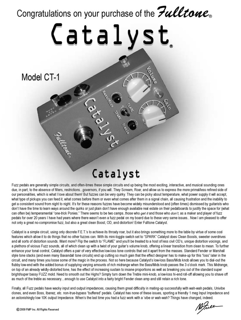 Fulltone Catalyst CT-1 quick guide