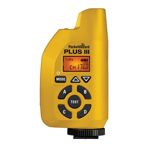 Pocket Wizard PLUS III User manual Pocket Wizard PLUS III User manual