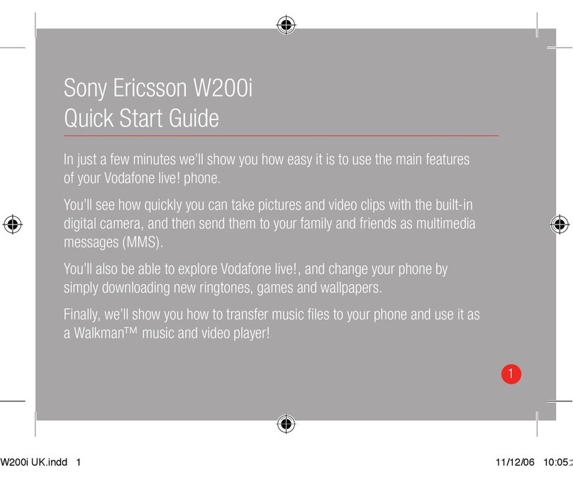 Sony Ericsson W200i User manual