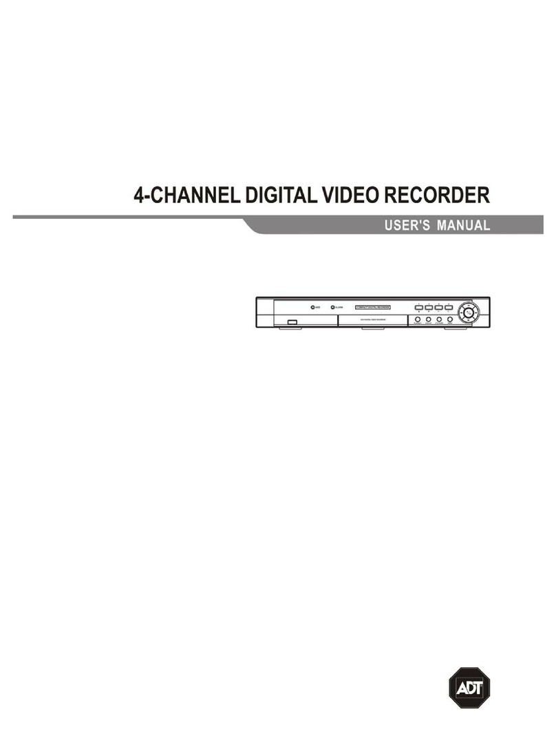 ADT 4-channel DVR user manual