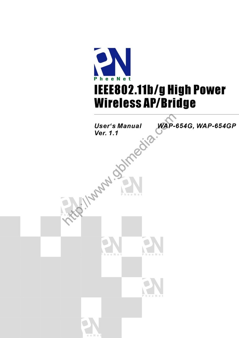 PheeNet WAP-654G user manual