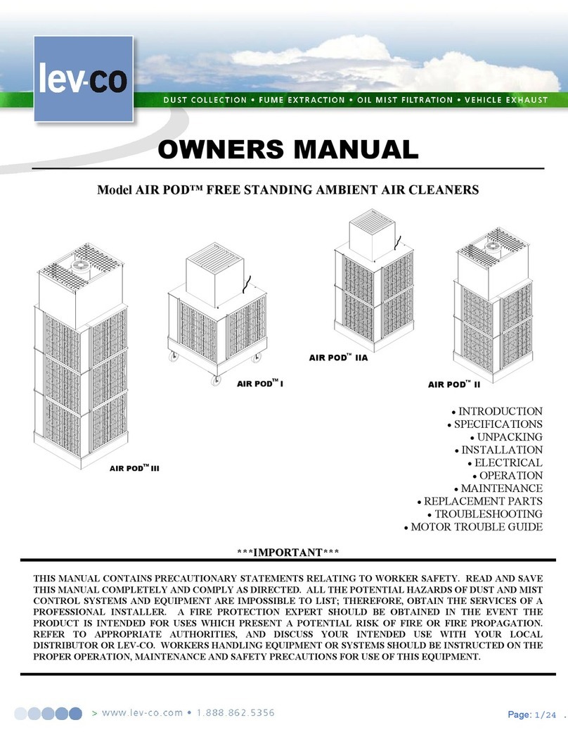 lev-co Air Pod III owner's manual