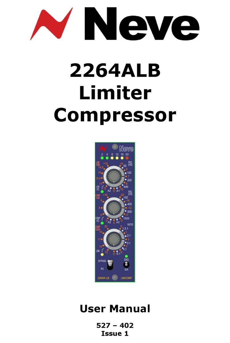 Neve 2264ALB user manual Neve 2264ALB user manual