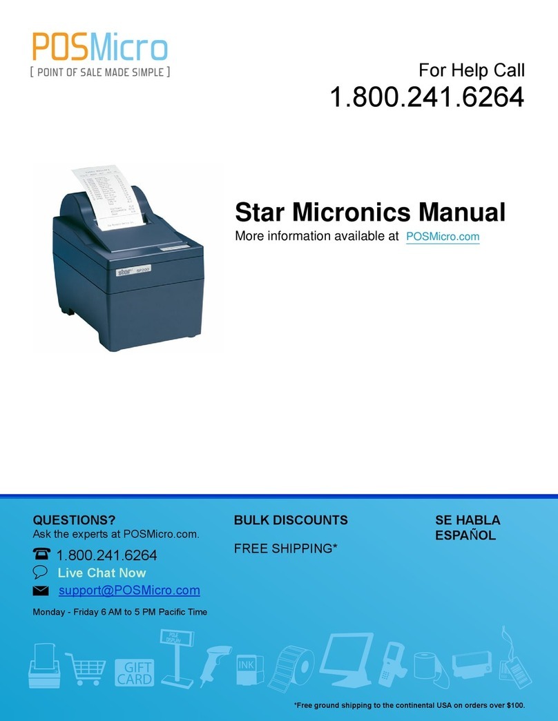 POSMicro SP200F SERIES user manual