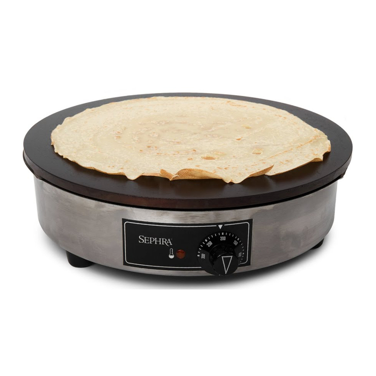 Sephra CREPE MACHINE User manual