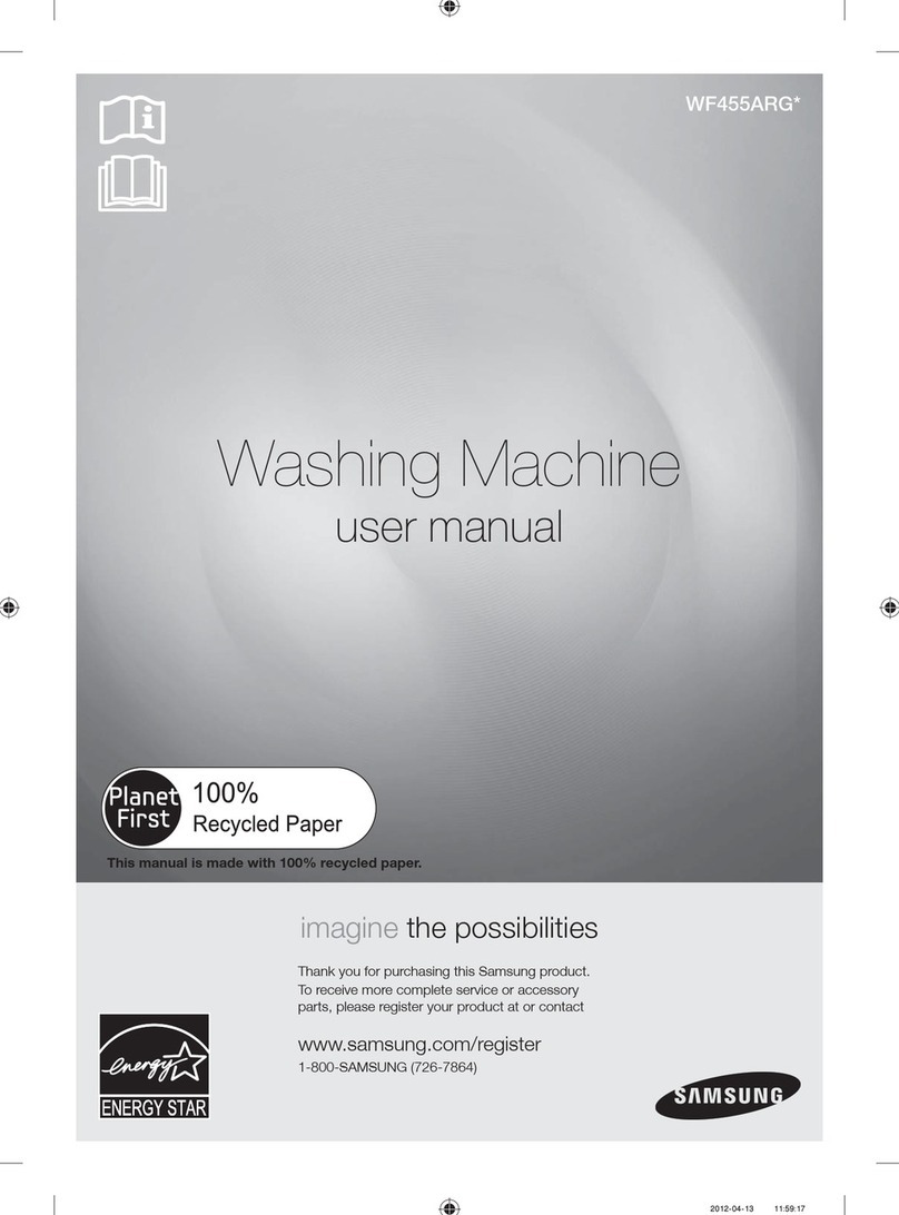 Samsung WF455ARG SERIES user manual