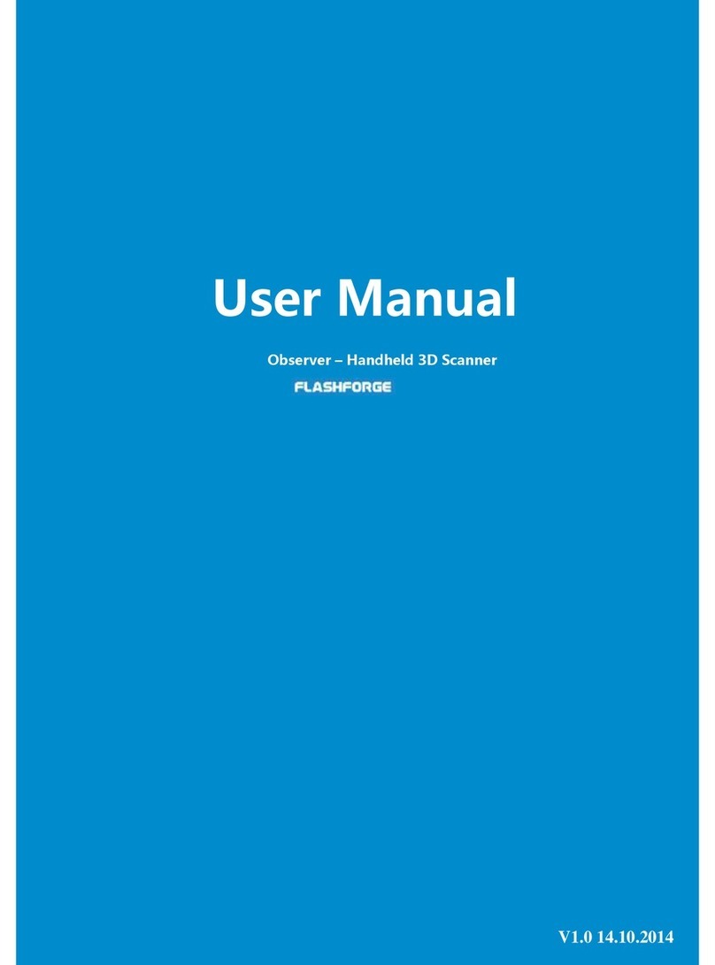 Flashforge Observer user manual