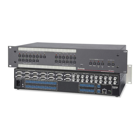Extron electronics MPX 866 A user guide