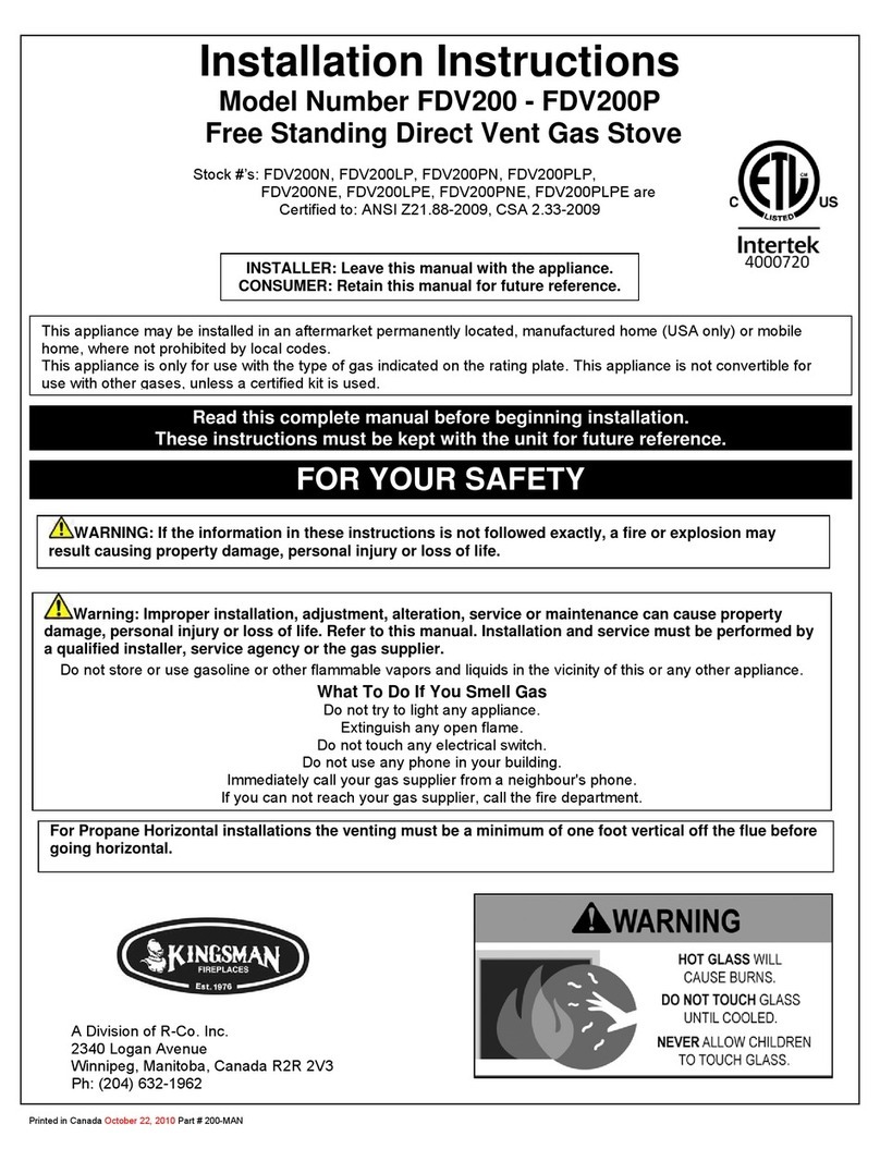 Kingsman FDV200 User manual