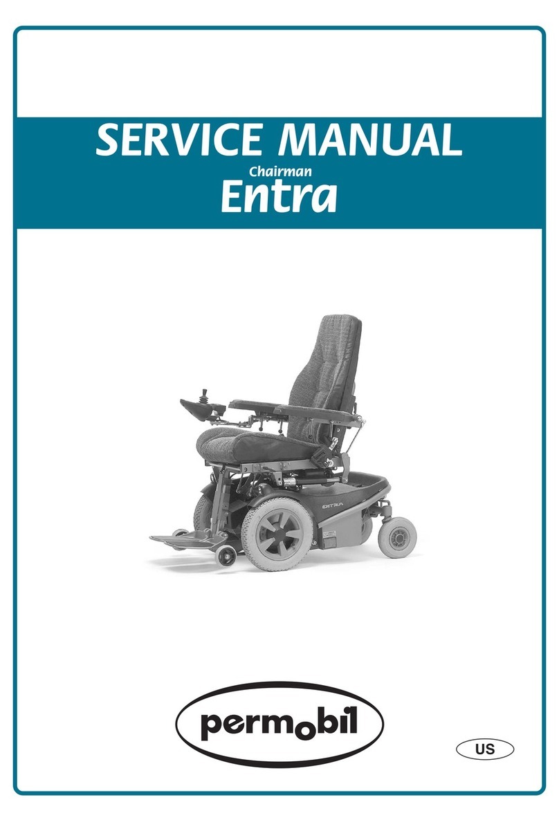 Permobil Chairman Entra User manual