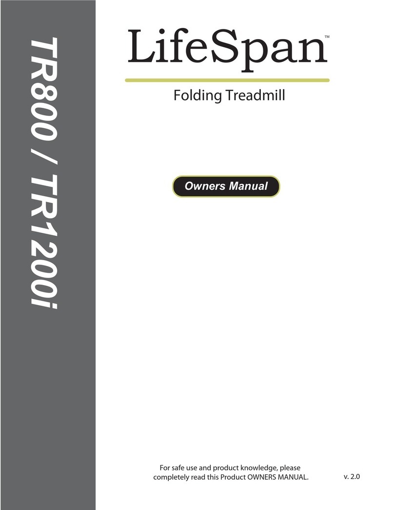 Life Span TR800 User manual