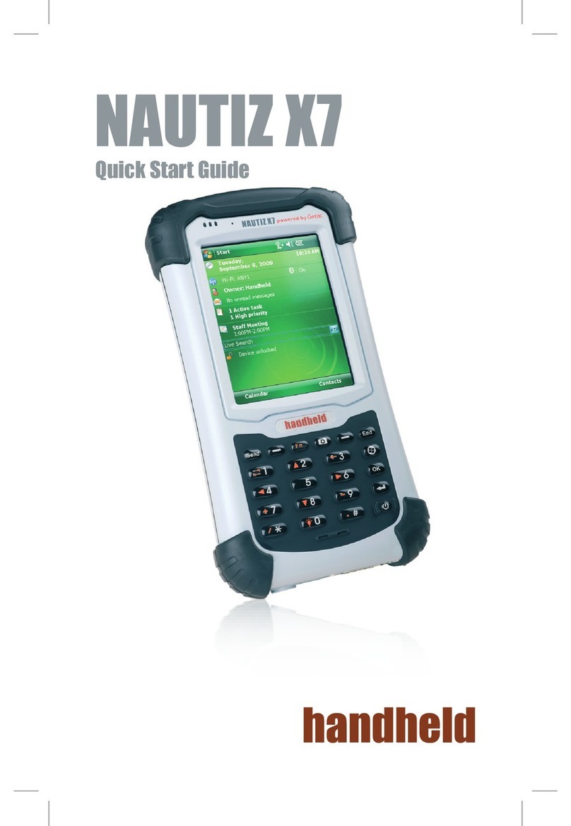 Hand Held Products NAUTIZ X7 User manual