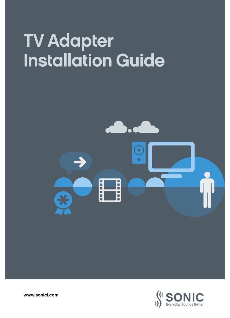 Sonic TV Adapter installation guide