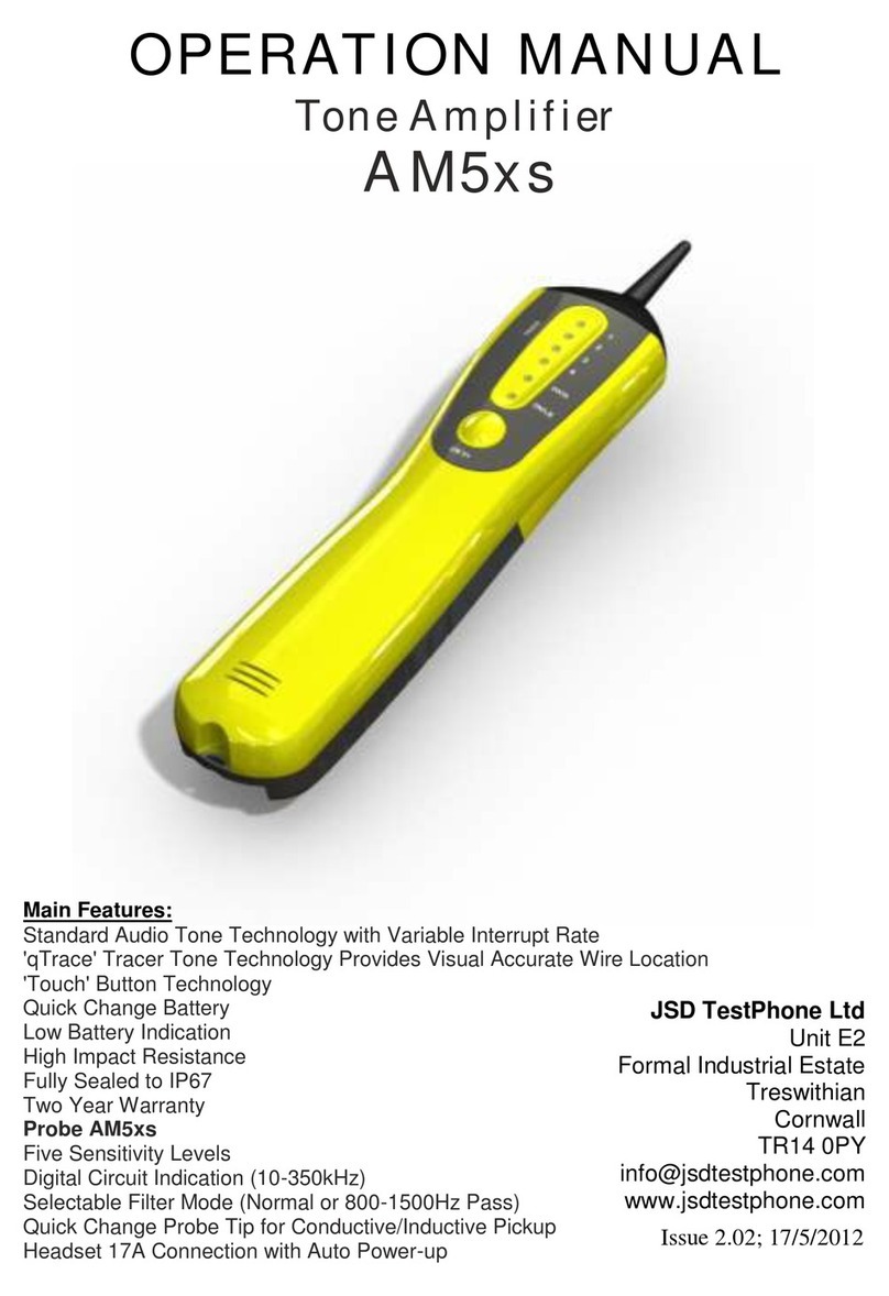 JSD TestPhone AM5xs Operation manual