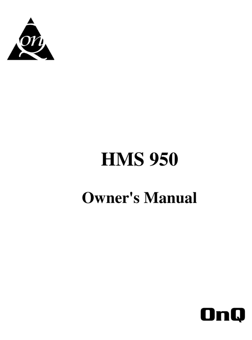 Onq HMS 950 owner's manual