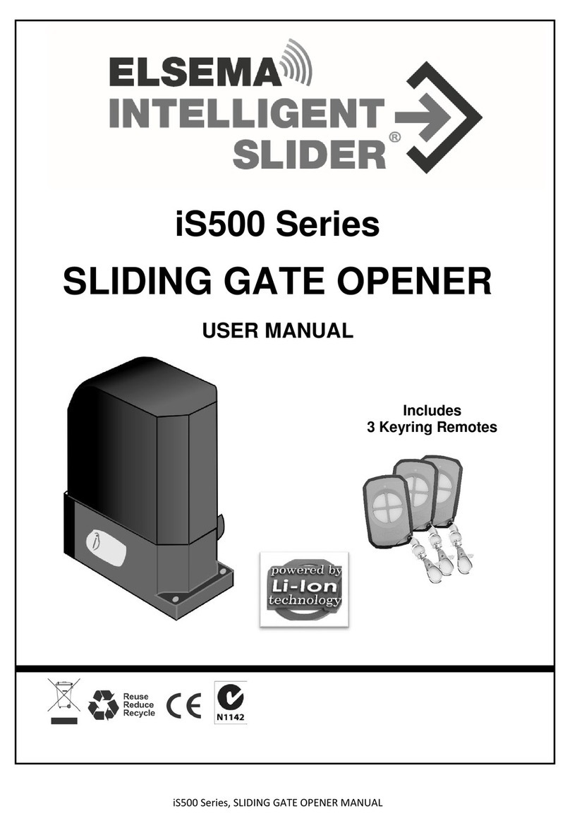 Elsema iS500 series User manual