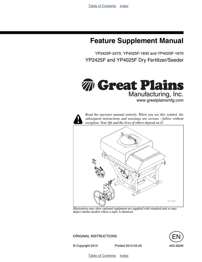 GREAT PLAINS YP2425F-2470 Feature supplement manual GREAT PLAINS YP2425F-2470 Feature supplement manual