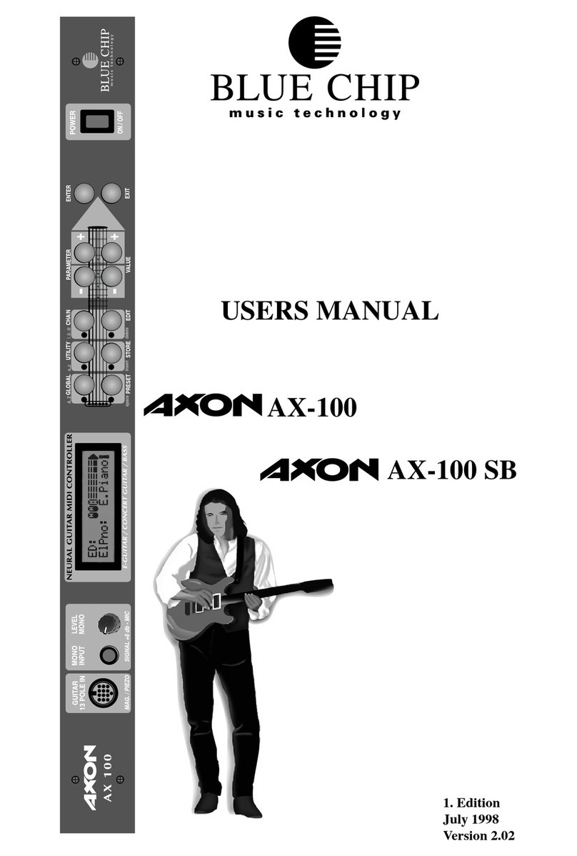 BlueChip Axon Ax-100 User manual