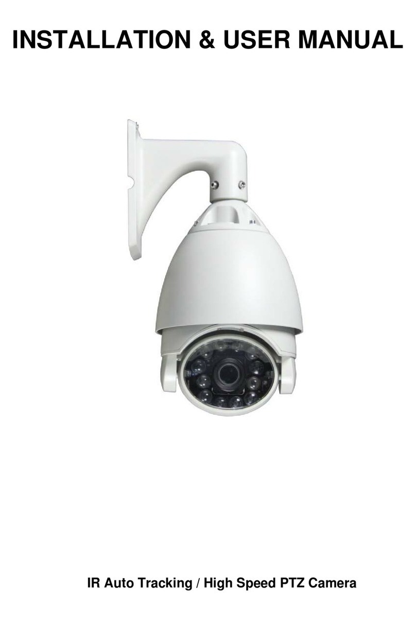Sky Way IR Auto Tracking/ High Speed PTZ Camera Installation & user manual
