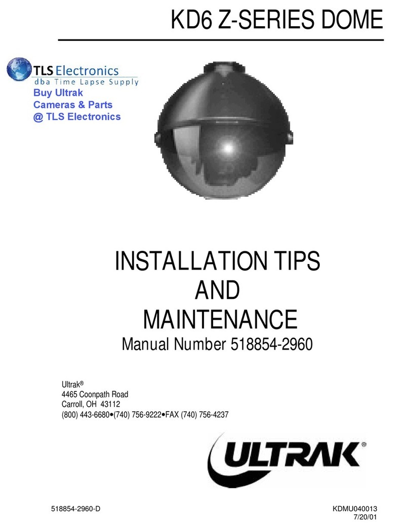 Ultrak KD6 Z-SERIES Assembly instructions
