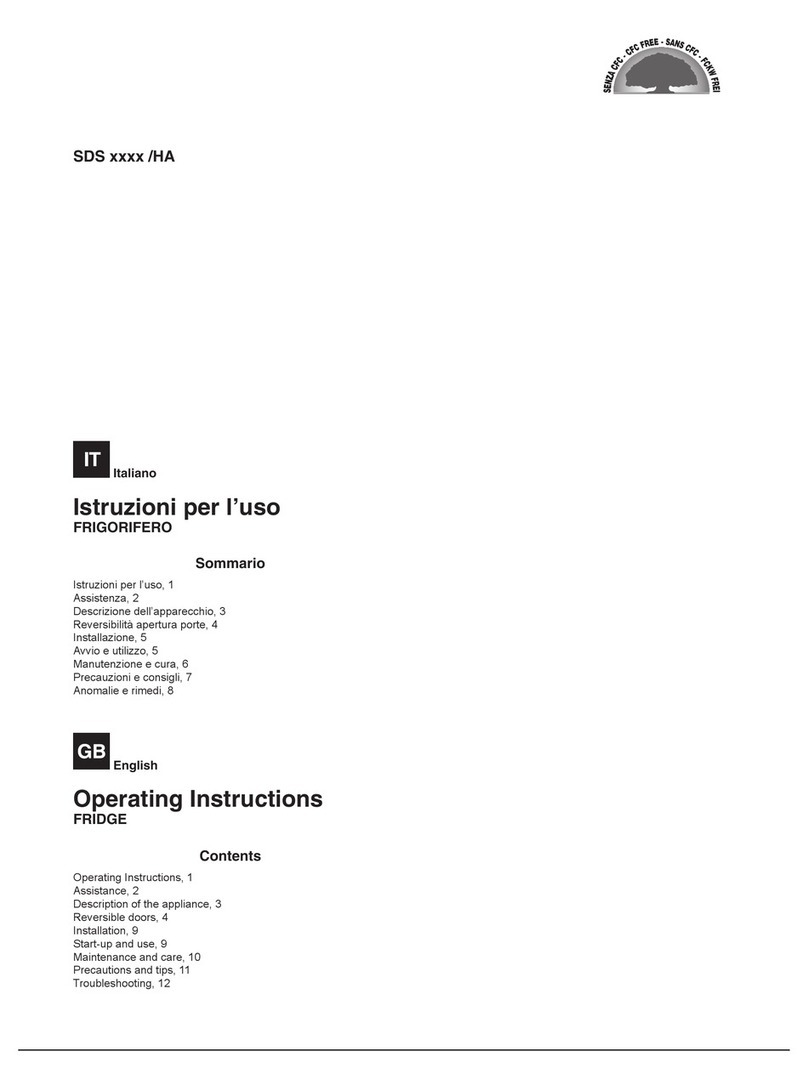 Hotpoint SDS Series User manual