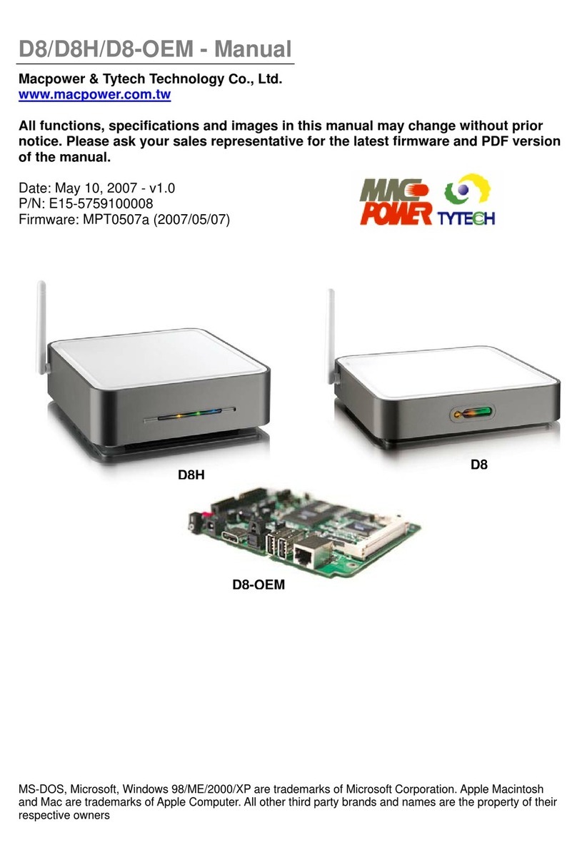 Macpower & Tytech D8 manual