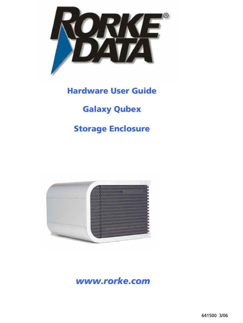 Rorke Data Galaxy Qubex Hardware user's guide