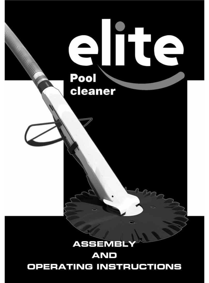 Elite Pool Cleaner Assembly and operating instructions