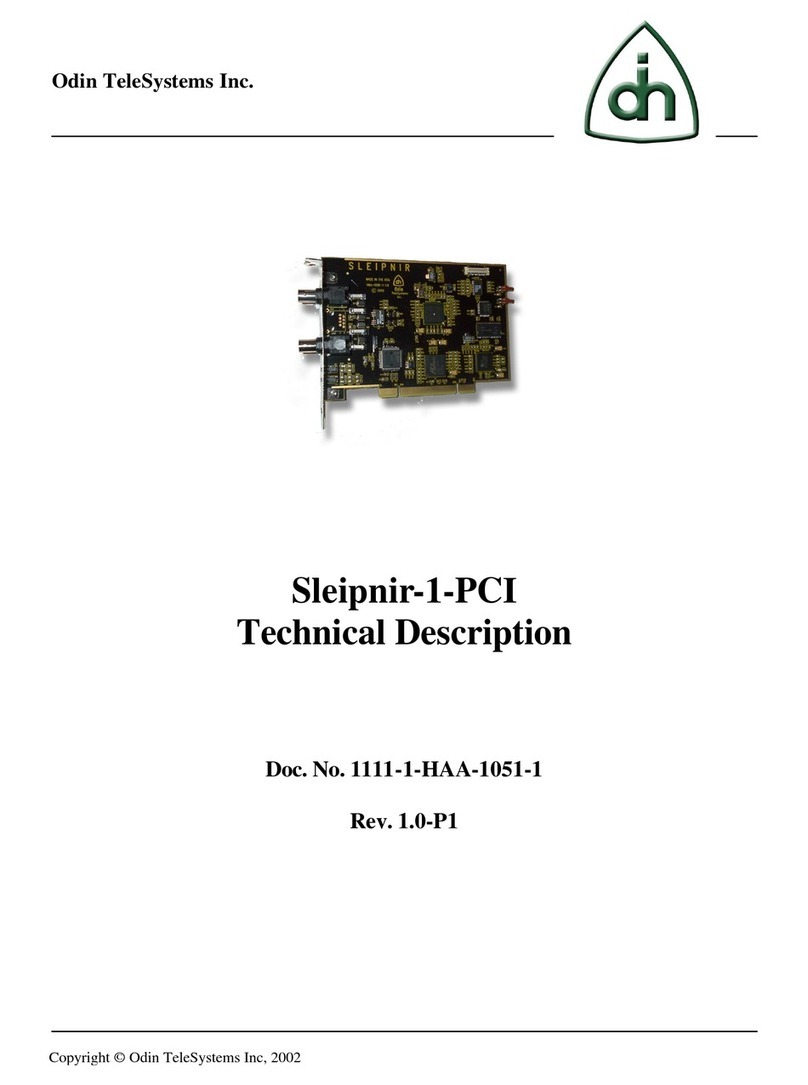 Odin TeleSystems Sleipnir-1-PCI Technical description