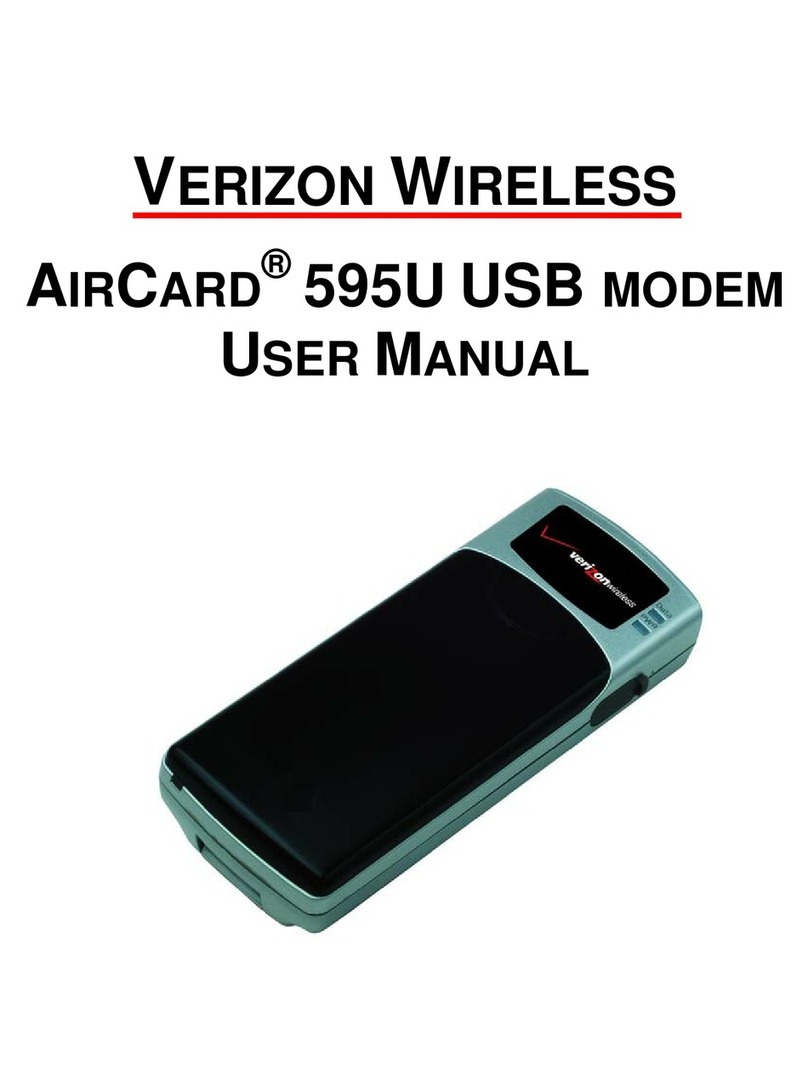 Verizon Wireless AIRCARD 595U User manual