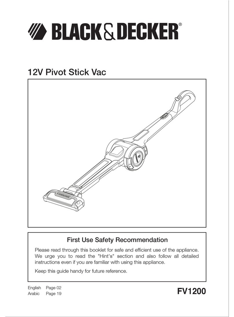 Black & Decker FV1200 user manual