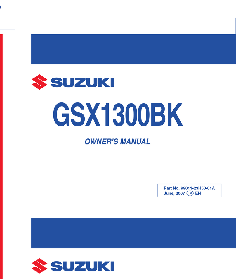 Suzuki GSX1300BK B-King owner's manual