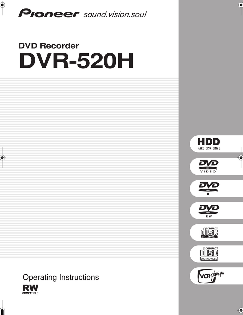 Pioneer DVR-520H User manual